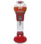 ROAD RUNNER RED SPIRAL GUMBALL MACHINE - 5' TALL - for sale  