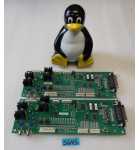 ROXOR GAMES TUX RACER Arcade Machine Game PCB Printed Circuit IO Boards & PENGUIN #5643