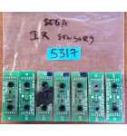 SEGA Arcade Game PCB Printed Circuit I/R SENSOR Boards - LOT of 7 #5317