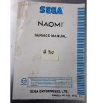 SEGA NAOMI Arcade Machine Game SERVICE MANUAL #708 for sale  