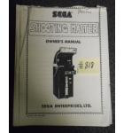 SHOOTING MASTER Arcade Machine Game OWNER'S MANUAL #818 for sale 