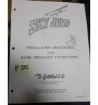 SKY JUMP Pinball Machine Game Installation Procedures & Game Operation Instructions #786 for sale - GOTTLIEB