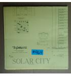 SOLAR CITY Pinball Machine Game SCHEMATIC #964 for sale  
