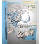 SPACE RIDER Arcade Machine Game Service Operation, Service & Maintenance Book #718 for sale  