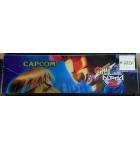ST. FIGHTER ALPHA 2 Arcade Machine Game Overhead Marquee Header by CAPCOM for sale #H101 