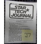 STAR TECH JOURNAL VOLUME 5 NUMBER 2 APRIL 1983 Technical Monthly Publication #27  