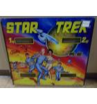 STAR TREK Pinball Machine Game Backglass Backbox Artwork - #ST2 by BALLY 