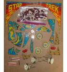 STAR TREK Pinball Machine Game MISC. PLASTIC LOT #3068 for sale - BALLY  