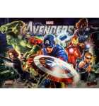 STERN AVENGERS PRO Pinball Machine Game Translite Backbox Artwork for sale #830-52D3-00