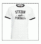 STERN OFFICIAL Pinball PE Tee Shirt Sizes XS thru XXXL #882-2002-00 for sale  