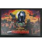 STERN STAR WARS THE MANDALORIAN PRO Pinball Machine Game Translite Backbox Artwork #830-8427-S5