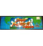 STREET FIGHTER II TURBO Arcade Machine Game Overhead Header for sale by CAPCOM 