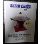 SUPER CHEXX Arcade Machine Game Owner's and Service Manual #467 for sale - ICE