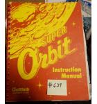 SUPER ORBIT Pinball Machine Game Instruction Manual #639 for sale - GOTTLIEB 
