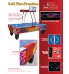 SHELTI GOLD STANDARD GOLD FLARE PREMIUM Air Hockey Table - COIN-OP 