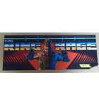 TAITO RING RAGE Arcade Machine Game Overhead FLEXIBLE Header #4042 for sale 