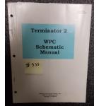 TERMINATOR 2 Pinball Machine Game Operations Manual #535 for sale  