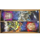 TRANSFORMERS DECEPTICON LE Pinball Machine Game Backbox Head Side Decal Set - by STERN - FREE SHIPPING