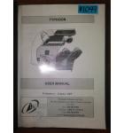 TYPHOON Video Arcade Machine Game USER Manual #1099 for sale 
