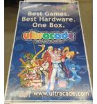Ultracade Upright Arcade Game Machine Laminated Ad Poster Artwork for Ultracade Kit for sale - HUGE 