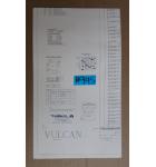 VULCAN Pinball Machine Game SCHEMATIC #945 for sale  