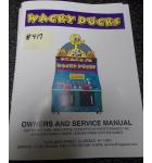 WACKY DUCKS Redemption Arcade Machine Game Owner's and Service Manual #417 for sale by ICE 