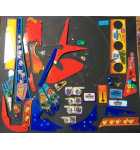 WILLIAMS FUNHOUSE Pinball Machine Game 40 pc. Incomplete Plastic Set #5430 for sale 