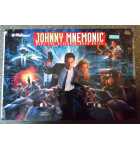 WILLIAMS JOHNNY MNEMONIC Pinball Machine Game Translite Backbox Artwork #31-1357-50042 for sale!