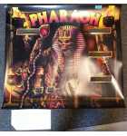 WILLIAMS PHARAOH Pinball Machine Game ALTERNATIVE Translite Backbox Artwork & 2 PLAYFIELD DECALS #5411 for sale