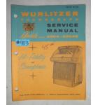 WURLITZER MODELS 2304 - 2304S Jukebox SERVICE MANUAL #913 for sale 