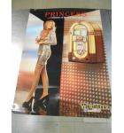 Wurlitzer Princess Jukebox Original Advertising Promotional Poster 33 x 24 USED minor defects #61