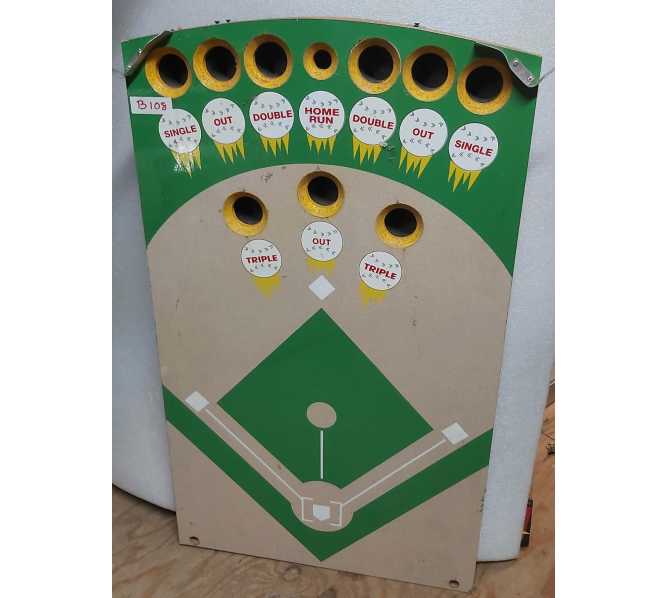 1950s PRESSMAN ACTION BASEBALL Tabletop Game Playfield (B108) 