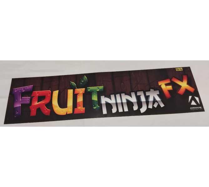 ADRENALINE FRUIT NINJA Arcade Game FLEXIBLE HEADER #9246 