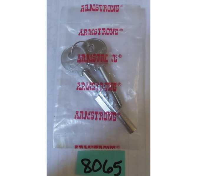 ARMSTRONG Sliding Glass Door Lock - Key Set #901 (8065) 