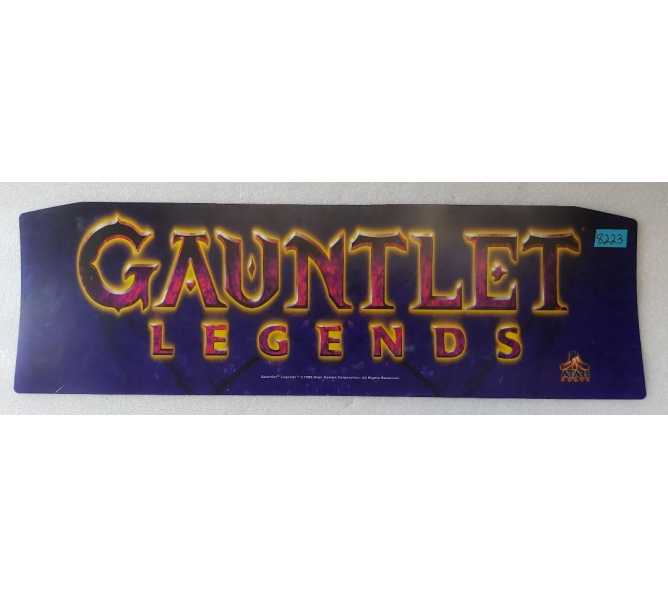 ATARI GAUNTLET LEGENDS Arcade Game Flexible HEADER #8223