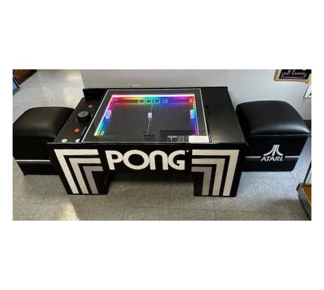 ATARI PONG HOME EDITION - COFFEE TABLE Arcade Game w 2 STOOLS for sale by UNIS 