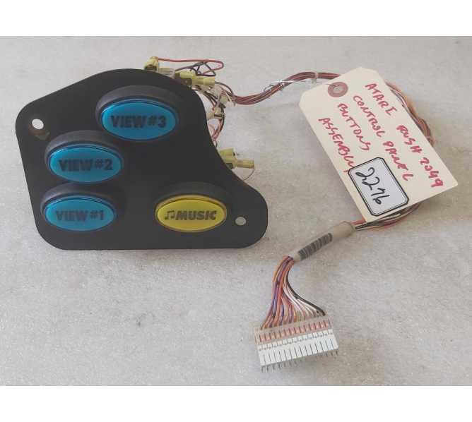 ATARI SAN FRANCISCO RUSH 2049 Arcade Game CONTROL PANEL BUTTON Assy.(2276) 