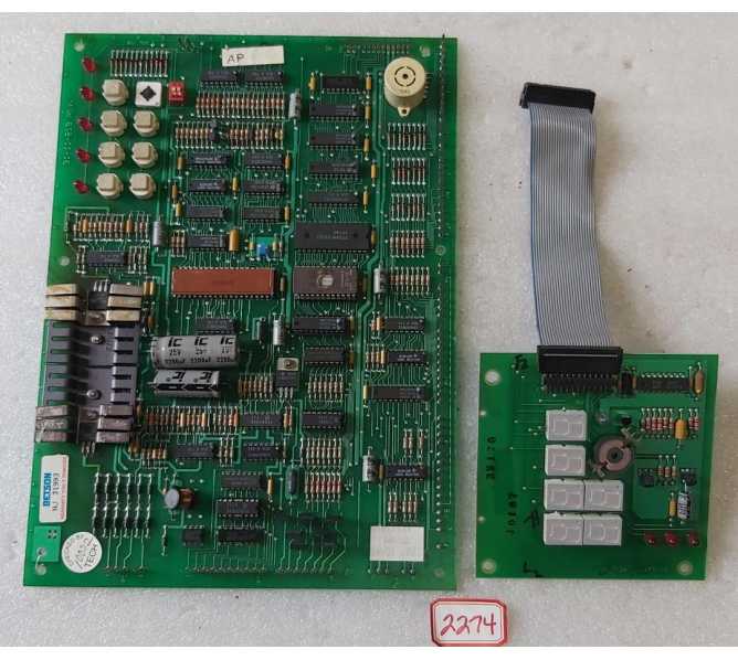 AUTOMATIC PRODUCTS AP7000 Vending Machine CONTROL Bd #91-11-219 & DISPLAY Bd #91-11-220 (2274) 