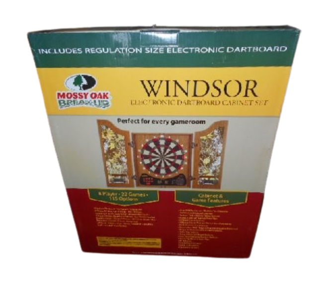 Arachnid Windsor Electronic Dartboard Cabinet Set for sale  