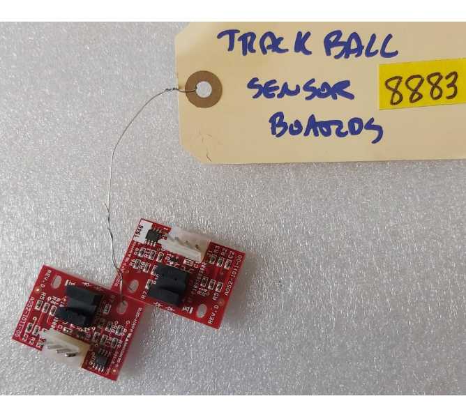 Arcade Game TRACKBALL SENSOR Boards #A052-1011-00 Rev D - Lot of 2 (8883) 