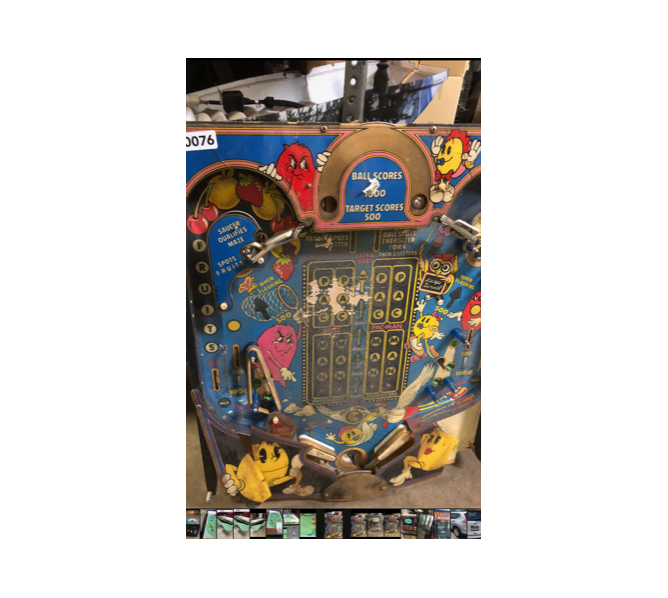 BALLY BABY PAC-MAN Pinball Machine FULLY POPULATED PLAYFIED #0076