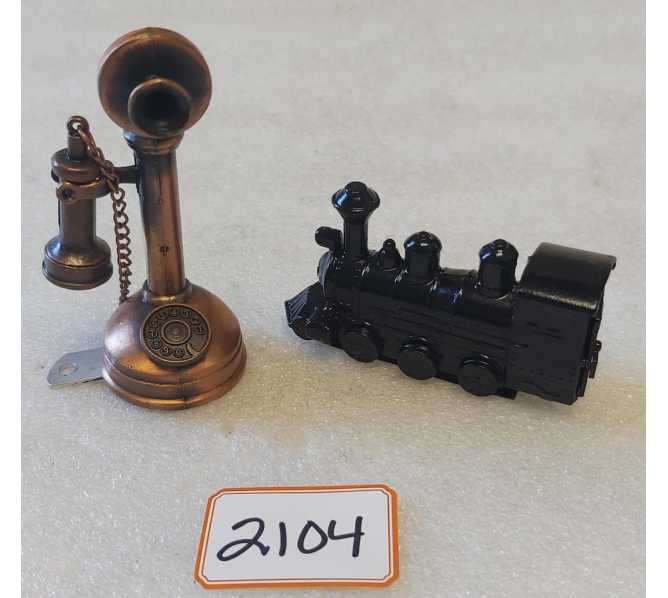 BALLY ADDAMS FAMILY Pinball Machine Diecast PHONE & TRAIN Modifications (2104) 