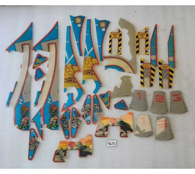  BALLY JUDGE DREDD Pinball Machine INCOMPLETE PLASTIC Set #9631 