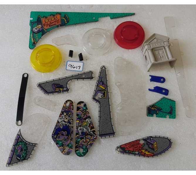 BALLY SAFE CRACKER Pinball Machine INCOMPLETE PLASTIC Set #9617 