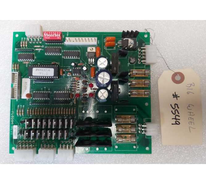 BAY TEK BIG BASS WHEEL Arcade Machine Game PCB Printed Circuit Board #5549 for sale 