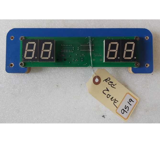 BAY TEK RED ZONE Arcade Game Board #A5BD3906 Rev A (9519) 