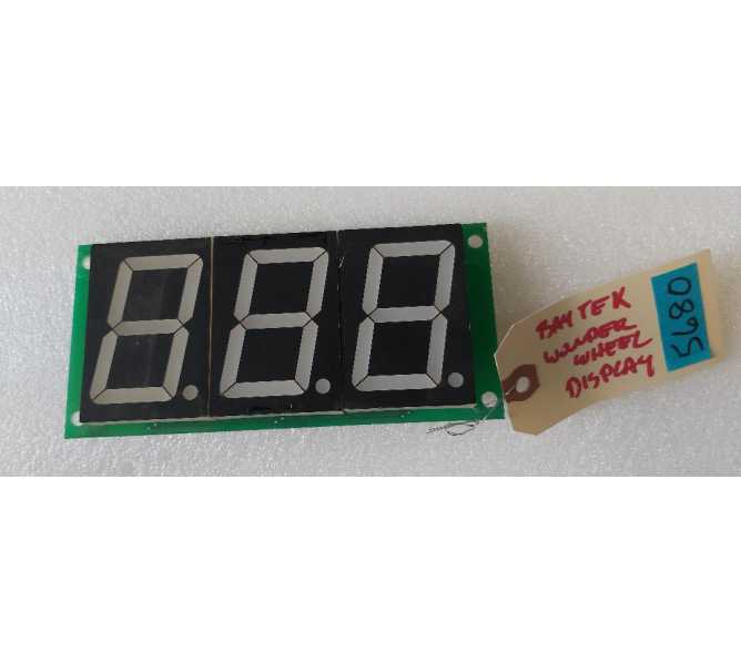 BAY TEK WONDER WHEEL Arcade Machine Game PCB Printed Circuit DISPLAY Board #5680 for sale 