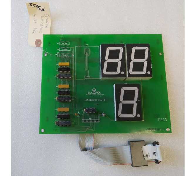 BAYTEK Arcade Machine Game PCB Printed Circuit DISPLAY Board #A5DB2300 (5655) for sale 