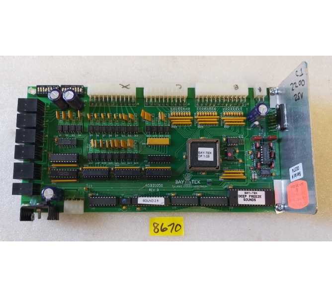 BAYTEK DEEP FREEZE Arcade Game Board #A5BD1050 Rev B (8670) 