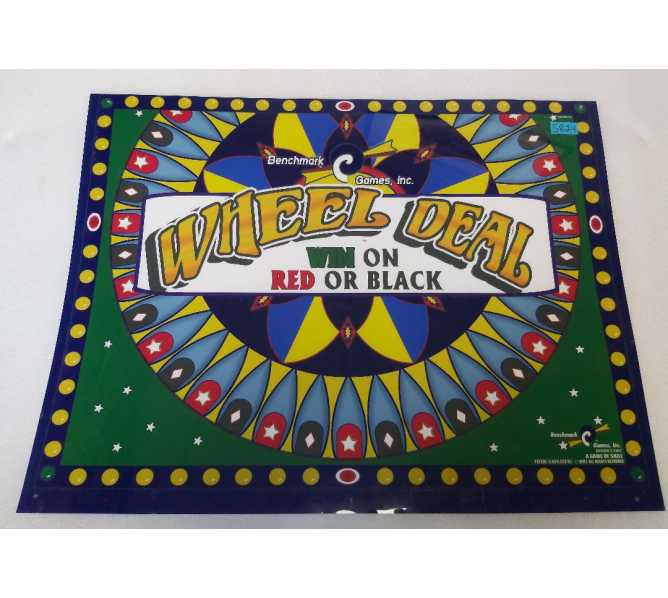 BENCHMARK GAMES WHEEL DEAL Arcade Machine Game Flexible Marquee Header Artwork #00ART005 (5824) for sale
